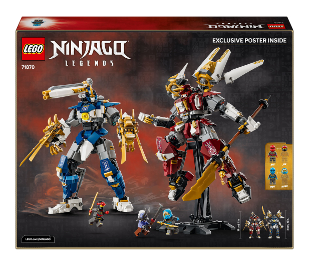 LEGO NINJAGO 71870 Bliźniacze tytanowe mechy - 1529849 - zdjęcie 9